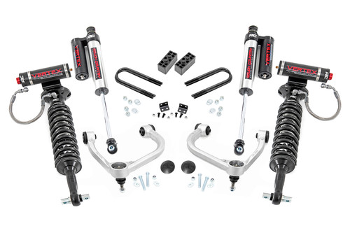 Rough Country - 3 Inch Lift Kit - Fabbed UCA - Vertex - Ford F-150 4WD (2021-2025) - 41450