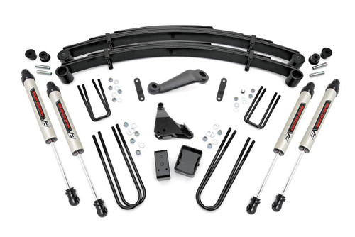 Rough Country - 6 Inch Lift Kit - Rear Blocks - V2 - Ford F-250/F-350 Super Duty 4WD (99-04) - 49670