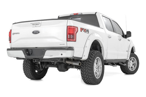 Rough Country - SRX2 Adj Aluminum Step - Crew Cab - Ford F-150/Lightning/F-250/F-350/Raptor (15-25) - 51008A