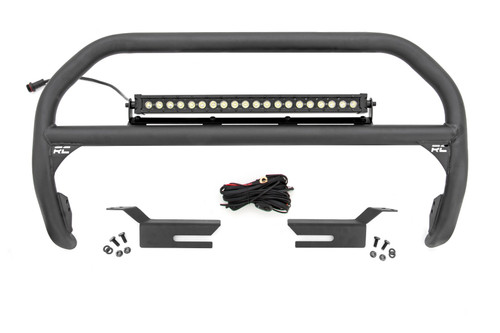Rough Country - Nudge Bar - 20 Inch BLK DRL Single Row LED - Ford Bronco 4WD (2021-2025) - 51047