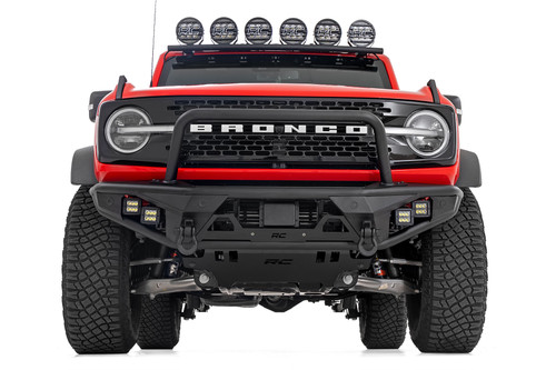Rough Country - Front Bumper - Tubular - Ford Bronco 4WD (2021-2025) - 51200A