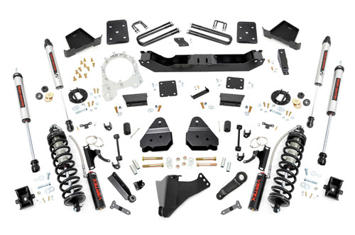 Rough Country - 6 Inch Lift Kit - OVLDS - C/O V2 - Ford F-250/F-350 Super Duty 4WD (17-22) - 51756