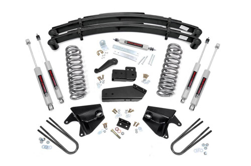 Rough Country - 4 Inch Lift Kit - Rear Springs - Ford F-150 4WD (1980-1996) - 52030