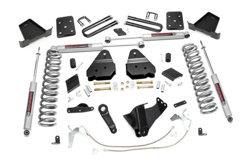 Rough Country - 6 Inch Lift Kit - Gas - No OVLD - Ford F-250 Super Duty 4WD (2011-2014) - 533.20