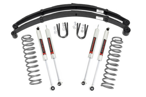 Rough Country - 3 Inch Lift Kit - RR Springs - M1 - Jeep Cherokee XJ 2WD/4WD (1984-2001) - 63040