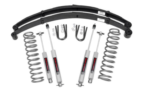 Rough Country - 3 Inch Lift Kit - RR Springs - Jeep Cherokee XJ 2WD/4WD (1984-2001) - 630N2