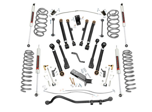 Rough Country - 4 Inch Lift Kit - X-Series - M1 - Jeep Wrangler TJ (97-06)/Wrangler Unlimited (04-06) - 66140