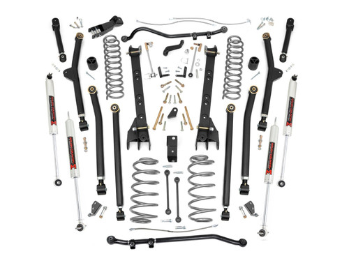 Rough Country - 4 Inch Lift Kit - Long Arm - M1 - Jeep Wrangler TJ 4WD (1997-2006) - 66340