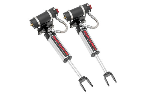 Rough Country - Vertex 2.5 Adjustable Front Shocks - 3-5 in. - Chevy/GMC 2500HD/3500HD (11-19) - 689011