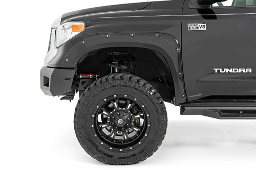 Rough Country - Vertex 2.5 Adjustable Coilovers - Front - 6 in. - Toyota Tundra 4WD (2007-2021) - 689013