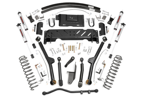 Rough Country - 4.5 Inch Lift Kit - Long Arm - RR AAL - NP231 - V2 - Jeep Cherokee XJ (84-01) - 68970