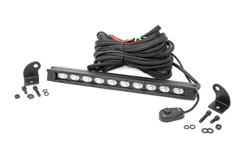 Rough Country - 10 Inch Black Series LED Light Bar- Slim Line - 70411ABL