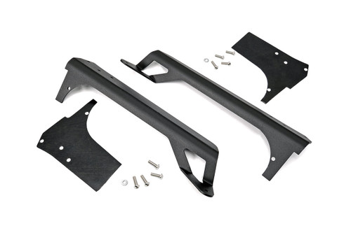 Rough Country - LED Light Mounts - Upper Windshield - 50 in. - Jeep Wrangler TJ (97-06)/Wrangler Unlimited (04-06) - 70503