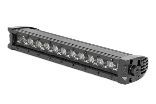 Rough Country - 12 Inch Black Series LED Light Bar - Single Row - Amber DRL - 70712BLDRLA