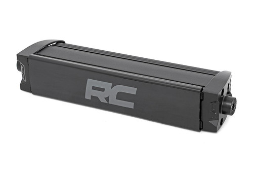 Rough Country - 8 Inch Black Series LED Light Bar - Single Row - Cool White DRL - Pair - 70728BLDRL