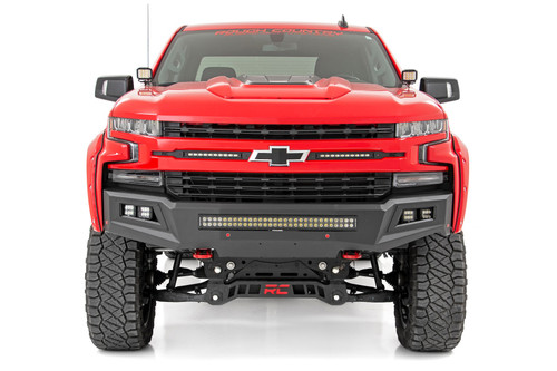Rough Country - LED Light Kit - Ditch Mount - 3 in. OSRAM - Wide - Chevy Silverado 1500 (19-24) - 70845