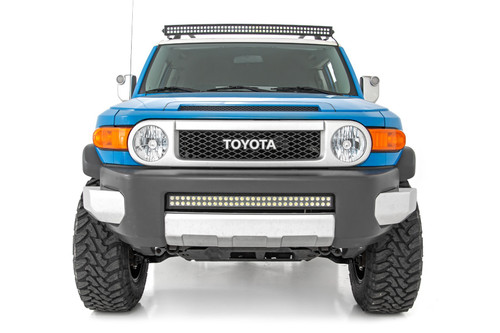 Rough Country - LED Light Kit - 50 Inch Curved - Dual Row DRL - Black Series - Toyota FJ Cruiser (07-14) - 71203