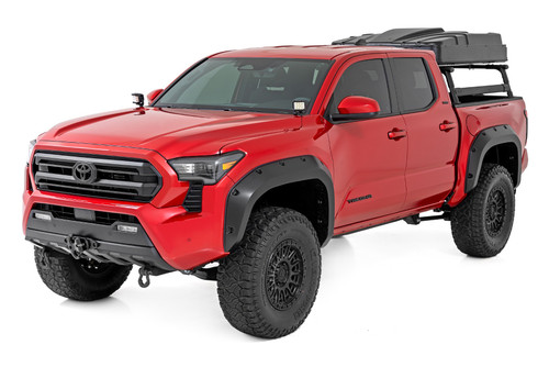 Rough Country - LED Light Kit - Ditch Mount - 2 in. Black Pair - Amber DRL - Toyota Tacoma (24-25) - 72104