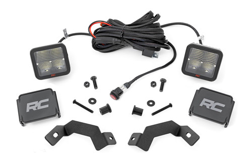 Rough Country - LED Light Kit - Ditch Mount - 2 in. Spectrum Pair - Spot - Toyota Land Cruiser (24-25) - 72118
