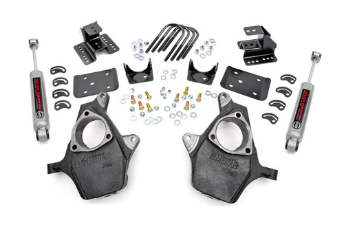 Rough Country - Lowering Kit - 2 Inch FR - 4 Inch RR - Chevy/GMC 1500 (99-06 & Classic) - 722.20