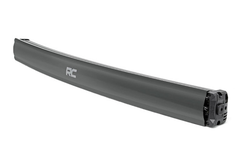 Rough Country - 40 Inch Black Series LED Light Bar - Curved - Dual Row - Cool White DRL - 72940BD