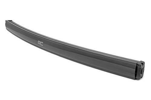 Rough Country - 54 Inch Black Series LED Light Bar - Curved - Dual Row - Cool White DRL - 72954BD