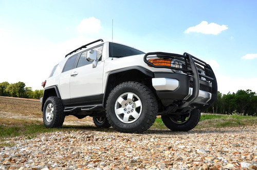 Rough Country - 3 Inch Lift Kit - Red Spacers - Toyota 4Runner (03-09)/FJ Cruiser (07-14) - 76530RED
