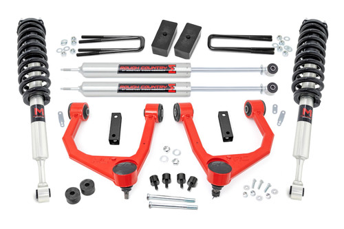 Rough Country - 3.5 Inch Lift Kit - M1 Struts/M1 - Toyota Tundra 2WD/4WD (2007-2021) - 76840RED