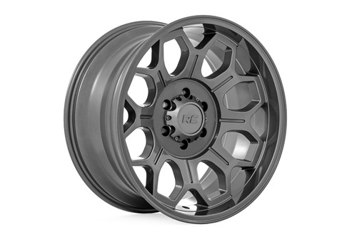Rough Country - Rough Country 77 Series Wheel/One-Piece/Gunmetal Gray/20x9/6x5.5/-12mm - 77201212G