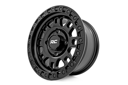 Rough Country - Rough Country 82 Series Wheel/One-Piece/Semi Gloss Black/14x7/4x137/+10mm - 82140733