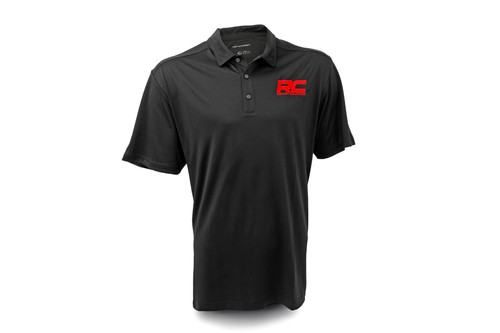 Rough Country - Rough Country Polo - Rough Country Logo - Black - Moisture Wicking - Size Large - 83911
