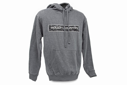 Rough Country - Rough Country Hoodie - Digital - Grey - 3XL - 840893XL