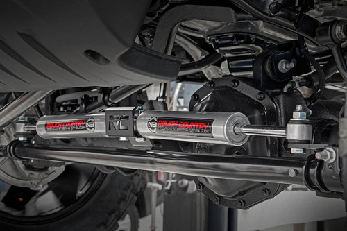 Rough Country - N3 Steering Stabilizer - Dual - 2.5-8 Inch Lift - Jeep Gladiator JT/Wrangler JL (18-25) - 87304