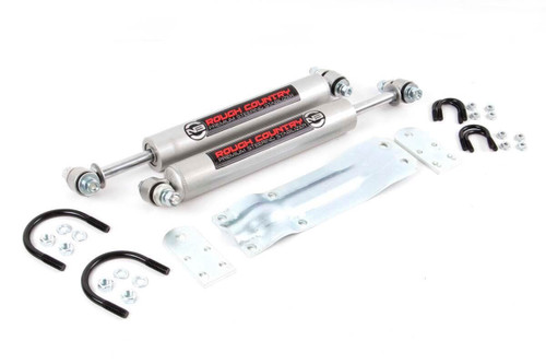 Rough Country - N3 Steering Stabilizer - Dual - Chevy/GMC K10 Truck & SUV/K5 Blazer (69-91) - 8735630
