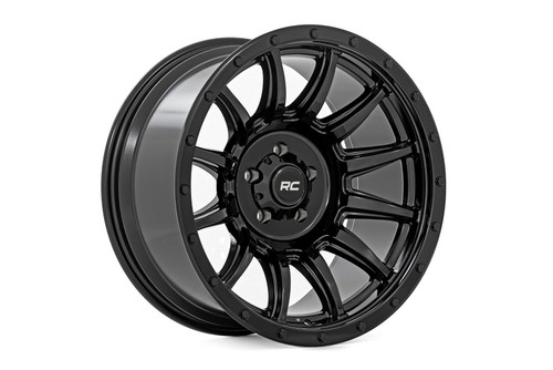 Rough Country - Rough Country 90 Series Wheel/One-Piece/Gloss Black/20x9/6x5.5/-12mm - 90201212B