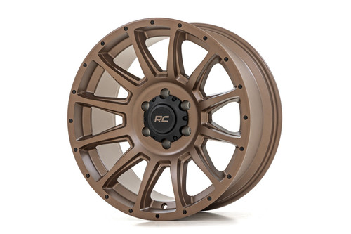 Rough Country - Rough Country 90 Series Wheel/One-Piece/Bronze/20x10/6x5.5/-19mm - 90201812