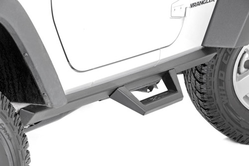 Rough Country - Contoured Drop Steps - 2 Door - Jeep Wrangler JK 4WD (2007-2018) - 90763