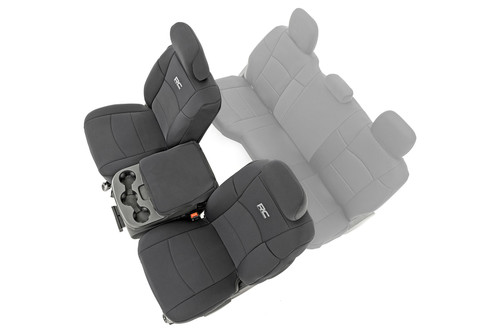 Rough Country - Seat Covers - Bucket Seats - FR - Ram 2500 2WD/4WD (2019-2025) - 91042