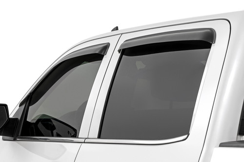 Rough Country - Side Window Deflectors - Tape On Rain Guard - Chevy/GMC 1500/2500HD/3500HD 2WD/4WD - 911418