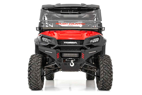 Rough Country - LED Light Kit - Cage Mount - 2 in. Chrome Pair - Wide Angle - Honda Pioneer 1000 - 92012