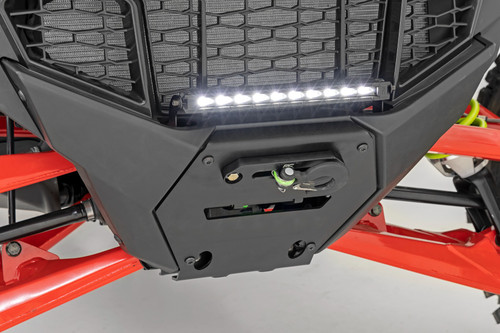 Rough Country - LED Light - Winch Mount - RS4500S - 10 in. Black Slimline - Polaris RZR Pro R - 92063
