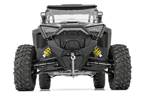 Rough Country - LED Light Kit - in.A in. Pillar Mount - 2 in. Black Pair - Spot - Polaris RZR PRO XP - 93076