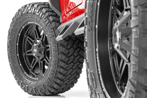 Rough Country - Rough Country 94 Series Wheel/One-Piece/Matte Black/20x10/6x5.5/6x135/-18mm - 94201012