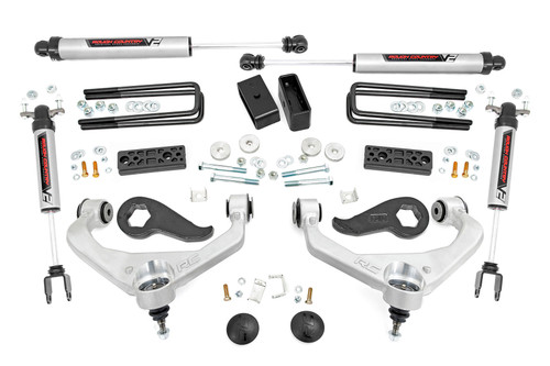 Rough Country - 3 Inch Lift Kit - UCAs - V2 - Chevy/GMC Sierra 3500 HD/Silverado 3500 HD (20-25) - 95670