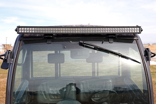 Rough Country - LED Black Single Row DRL Light Bar Kit - 50 Inch - Kubota RTV-X1120 - 98009