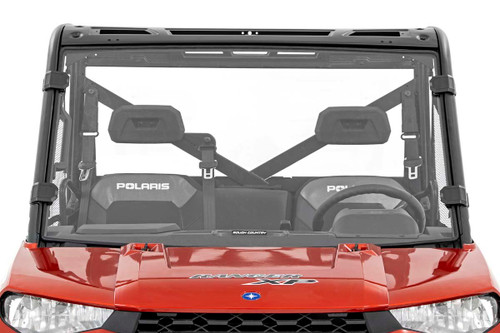 Rough Country - Full Windshield - Scratch Resistant - Polaris Ranger 1000/Ranger XP 900/1000 - 98132010