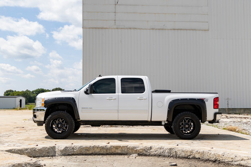 Rough Country - Pocket Fender Flares - 6'7 in. & 8' Bed - 16 Graystone - Chevy Silverado 1500/2500HD/3500HD (07-14) - F-C10714B-16