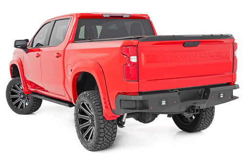 Rough Country - Fender Flares - SF1 - GAN Silver Ice Metallic - Chevy Silverado 1500 2WD/4WD (2019-2025 & Classic) - F-C319201A-GAN