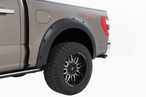 Rough Country - Pocket Fender Flares - EA Hot Pepper Red - Ford F-150 2WD/4WD (2021-2025) - F-F20911B-EA