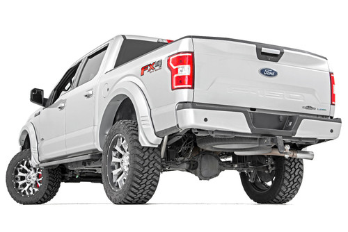 Rough Country - Fender Flares - SF1 - D1 Stone Gray - Ford F-150 2WD/4WD (2018-2020) - F-F318201-D1